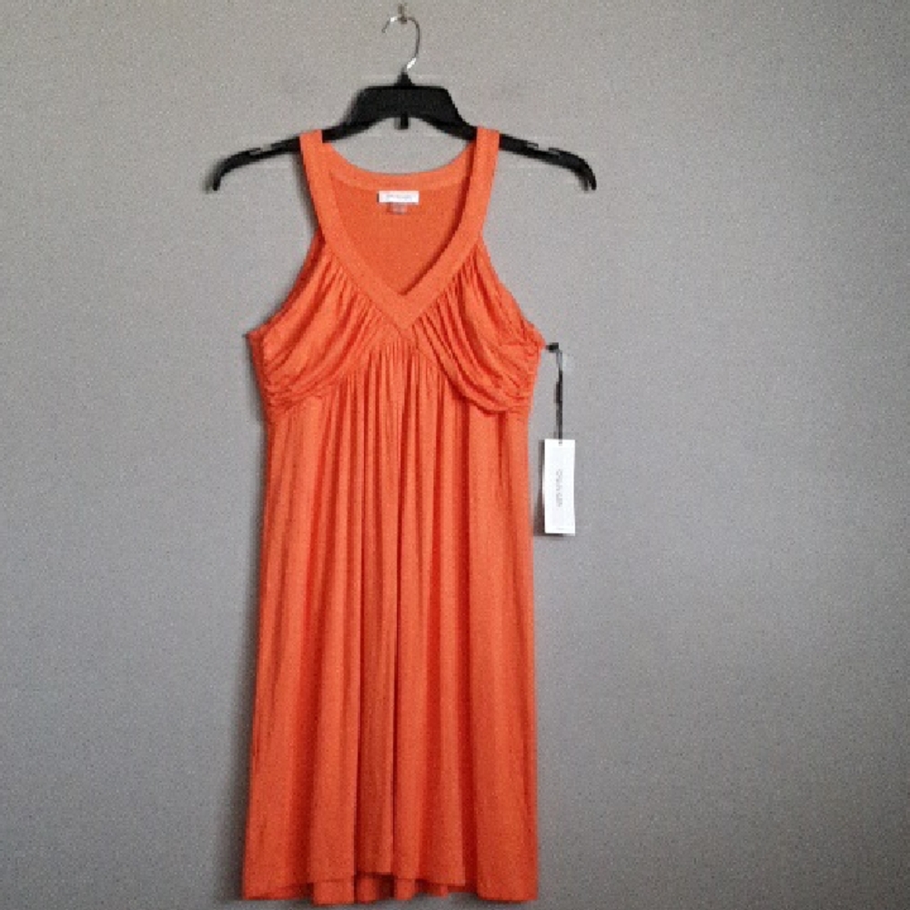 Calvin Klein Vibrant Orange Dress